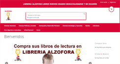 Desktop Screenshot of libreria-alzofora.com